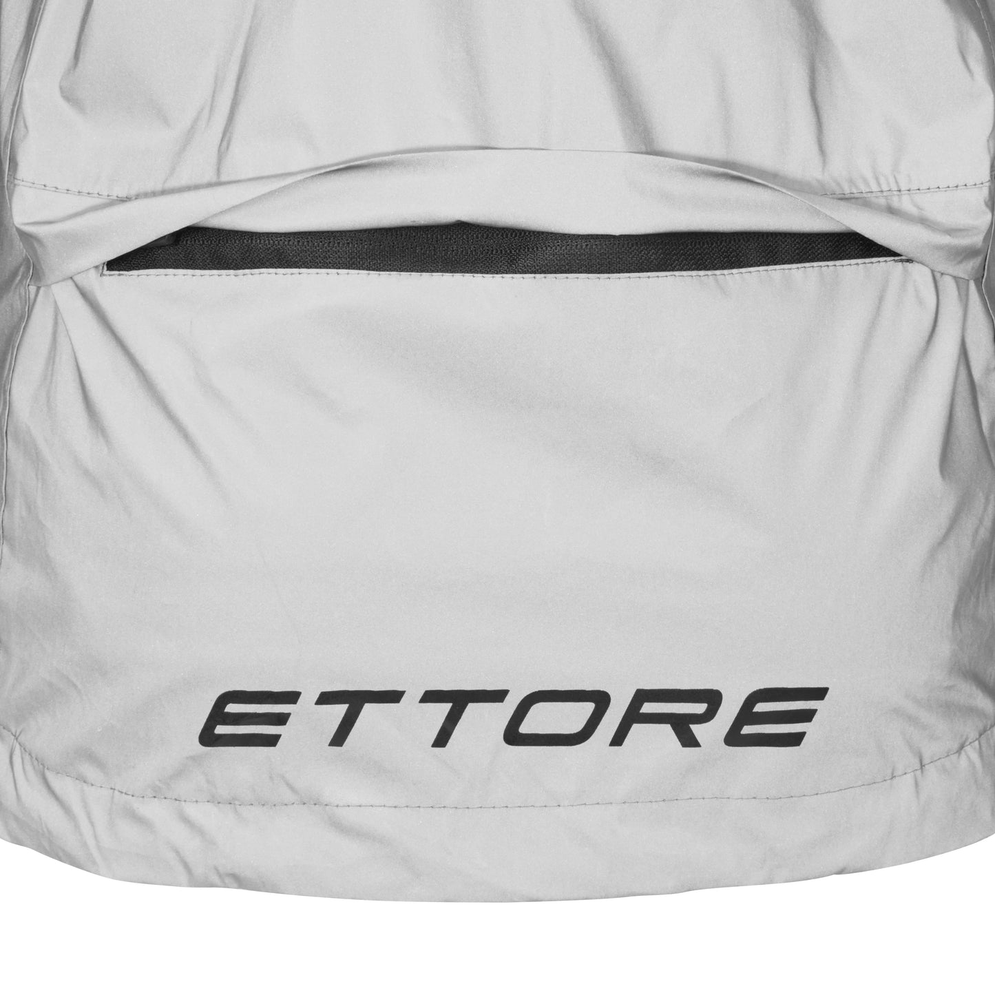 Ettore Night Glow Ladies Waterproof Breathable High Visibility Reflective Silver Cycling Jacket