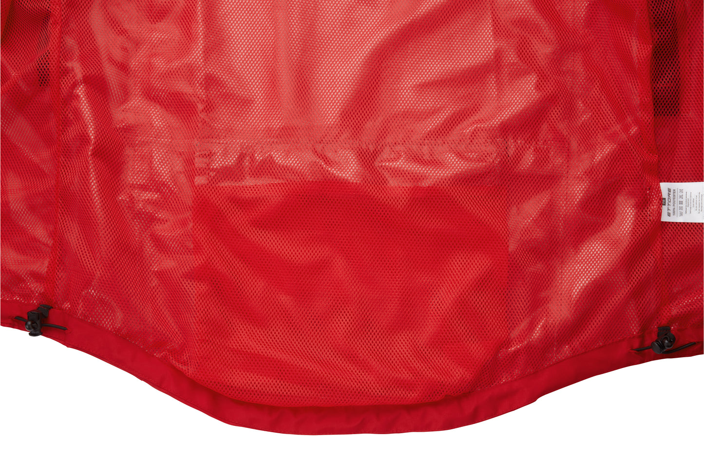 Ettore Night Eagle Mens Waterproof Breathable High Visibility Red Cycling Jacket
