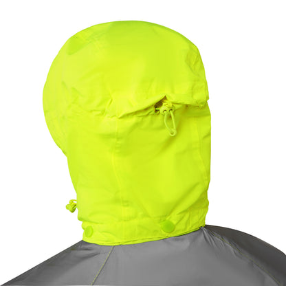 Ettore Hybrid Glow Mens Waterproof High Visibility Cycling Jacket - Yellow