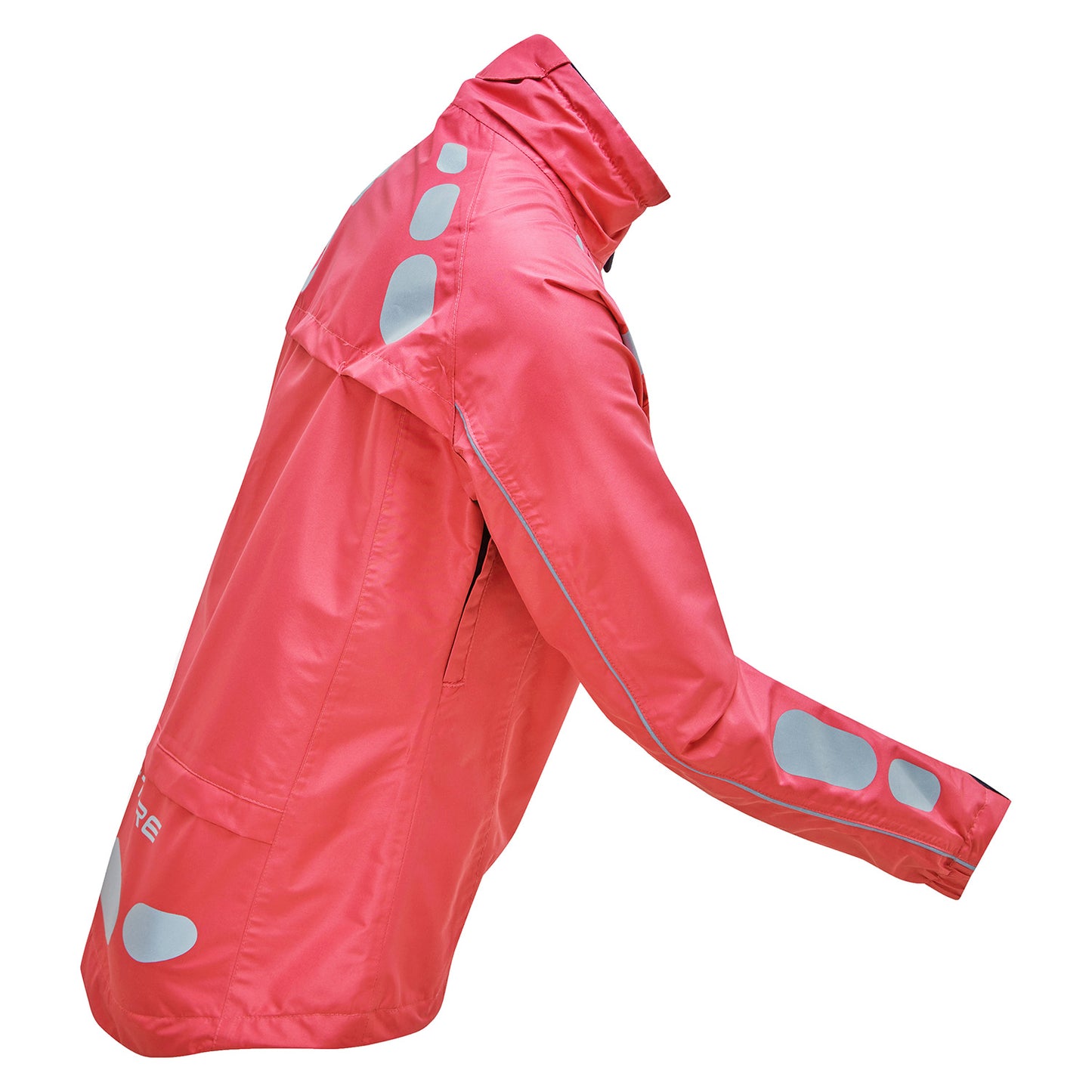 Ettore Night Eagle Ladies Waterproof Breathable High Visibility Pink Cycling Jacket