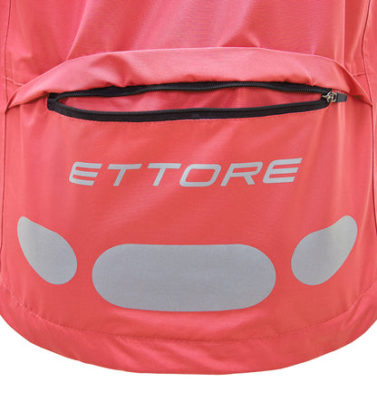 Ettore Night Eagle Ladies Waterproof Breathable High Visibility Pink Cycling Jacket