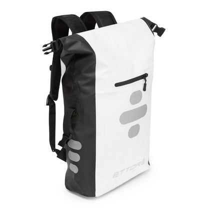 Ettore Sonar Cycling Rucksack 100% Waterproof Dry Bag Black/White