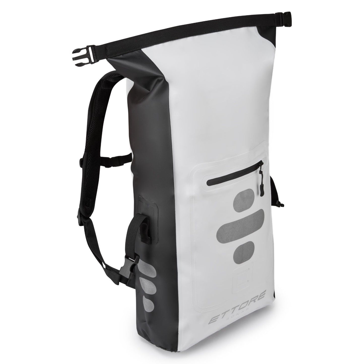 Ettore Sonar Cycling Rucksack 100% Waterproof Dry Bag Black/White