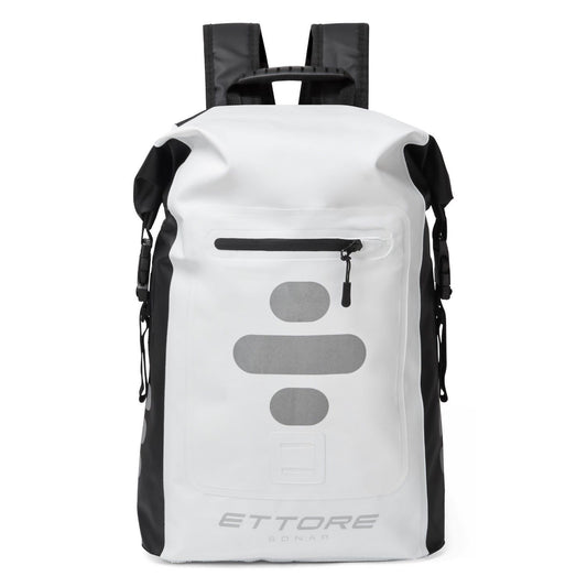 Ettore Sonar Cycling Rucksack 100% Waterproof Dry Bag Black/White